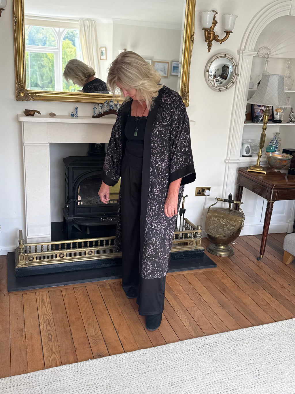 celestial deer long kimono
