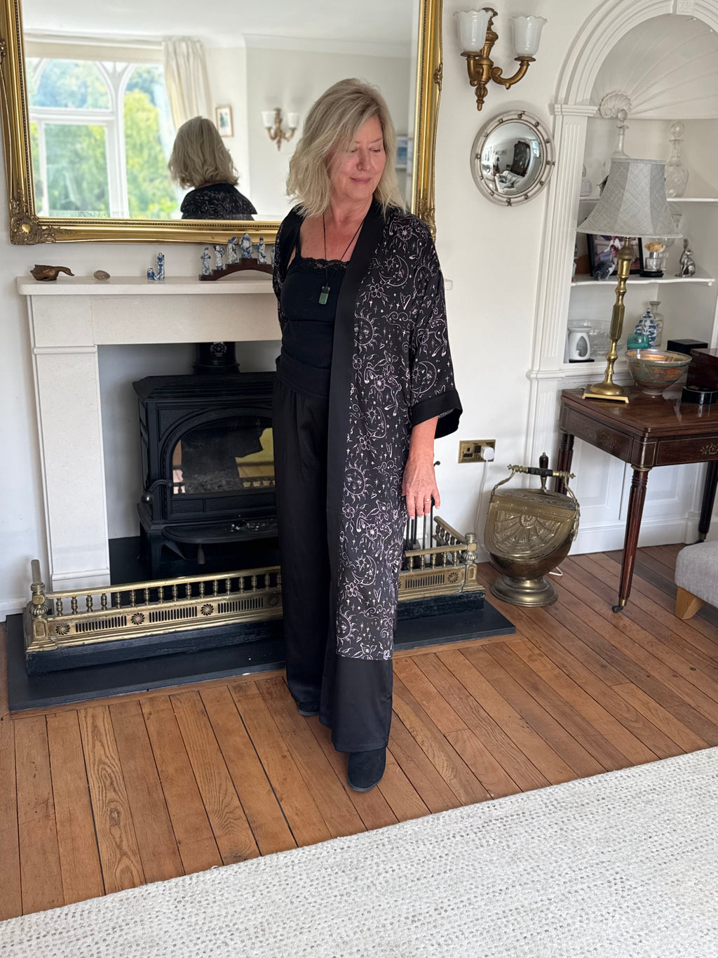celestial deer long kimono