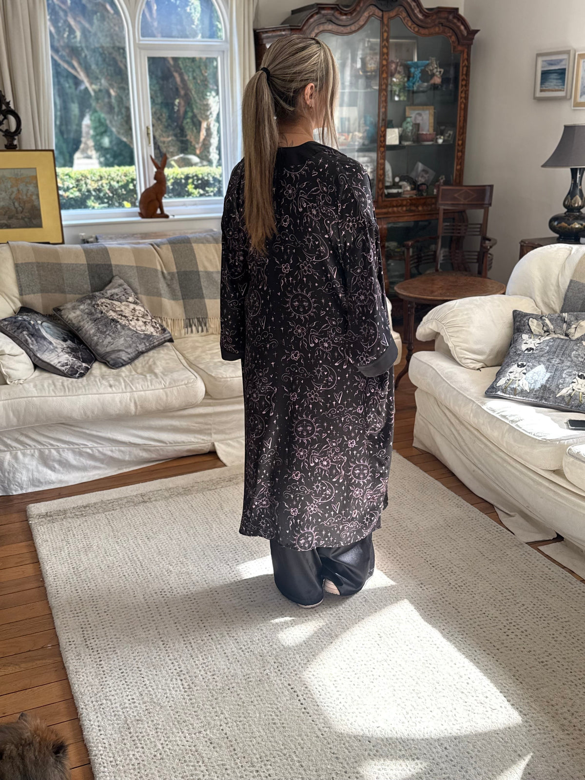 celestial deer long kimono