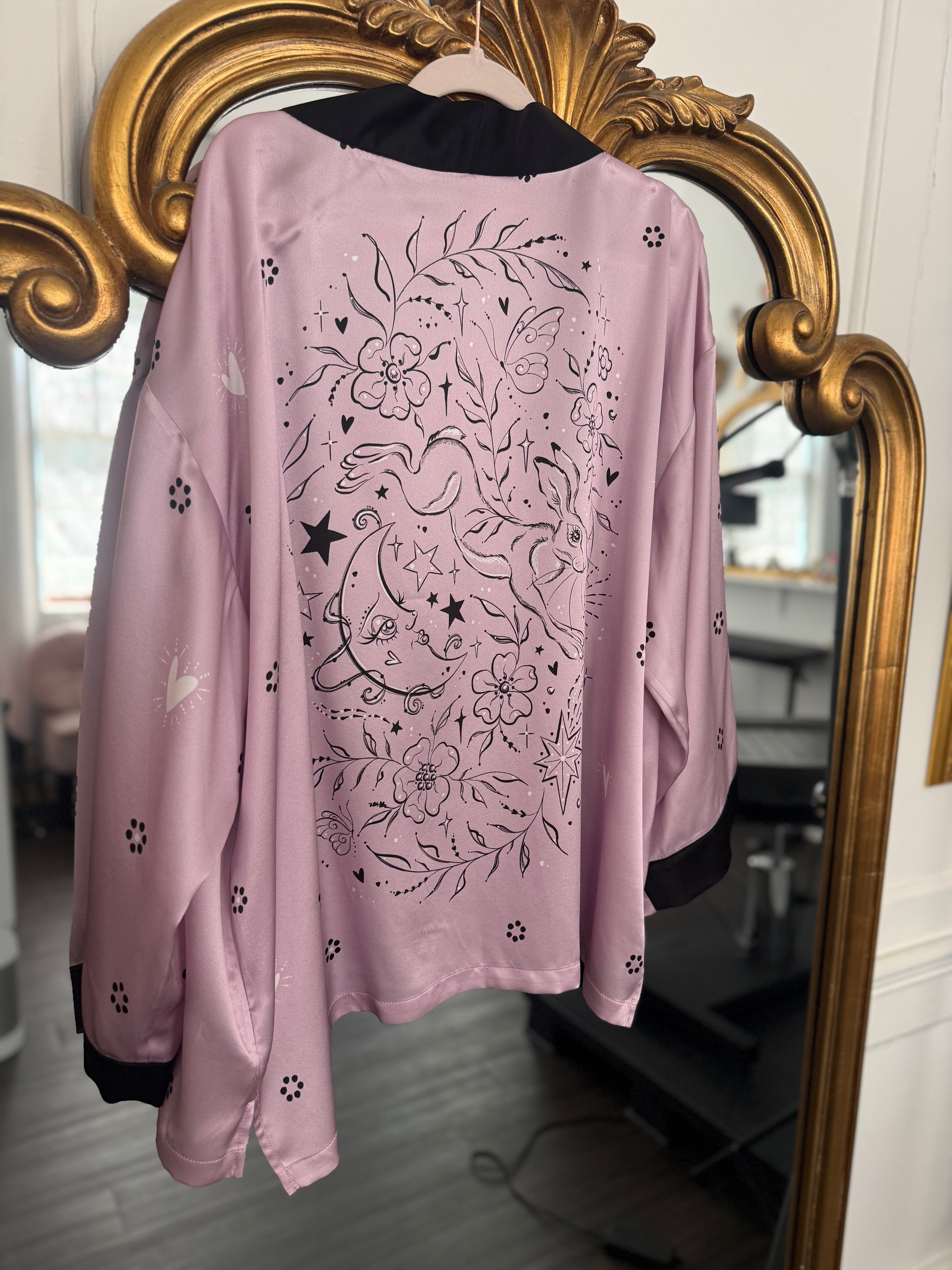 midnight hare kimono