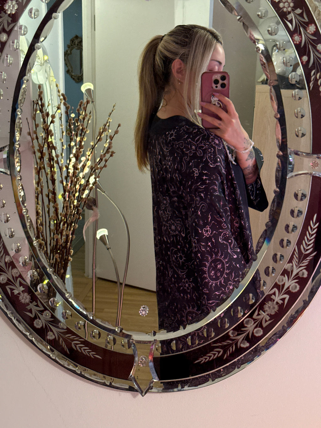 celestial deer long kimono