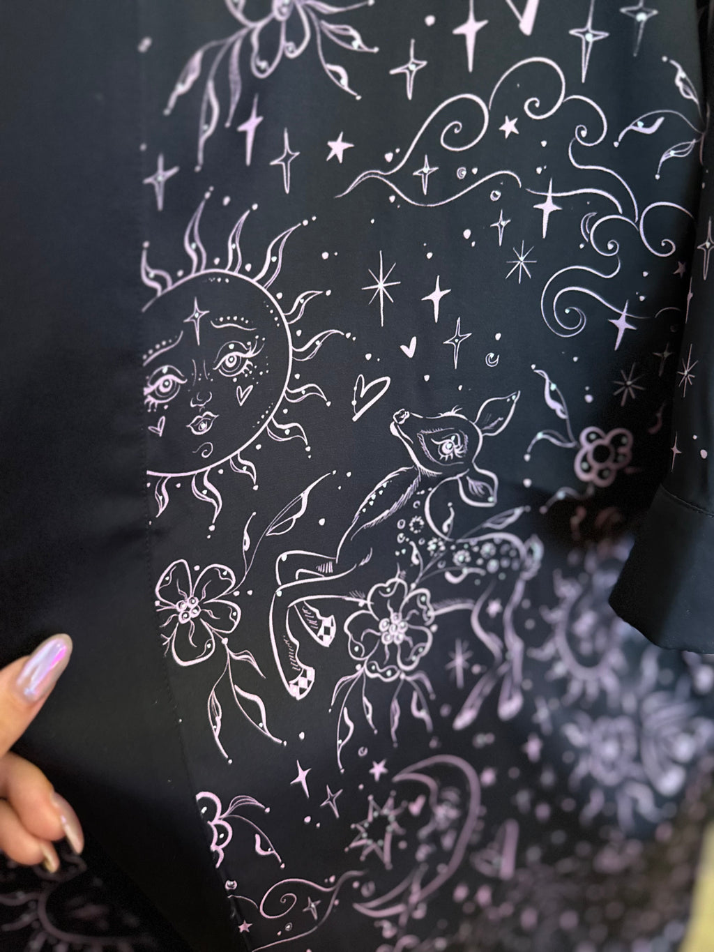 celestial deer long kimono