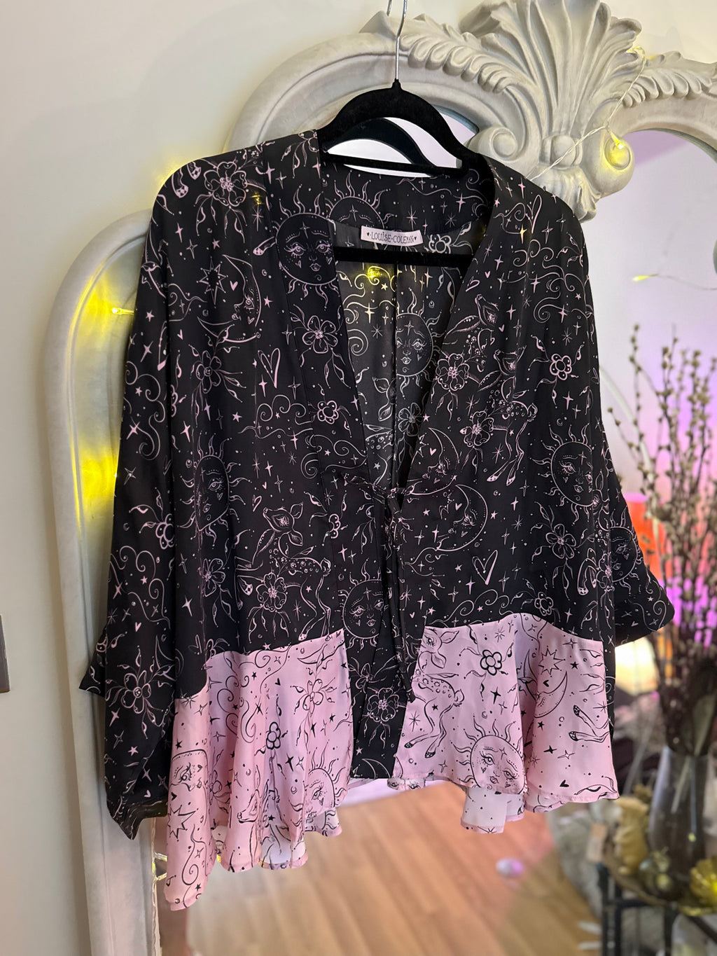 celestial deer frill kimono