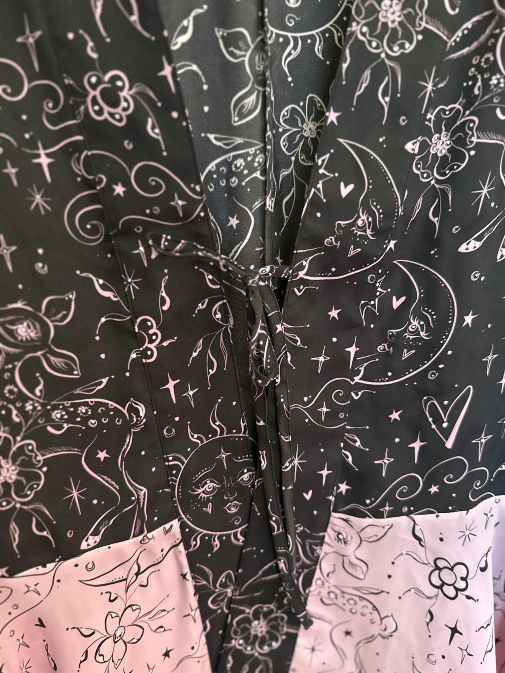 celestial deer frill kimono