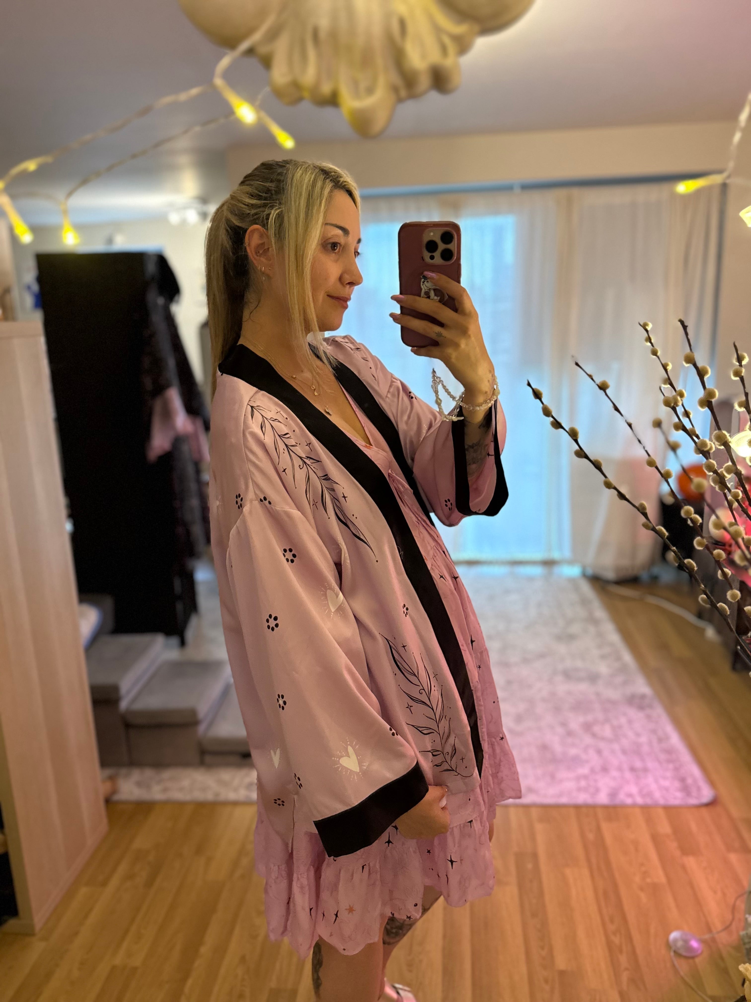 midnight hare kimono