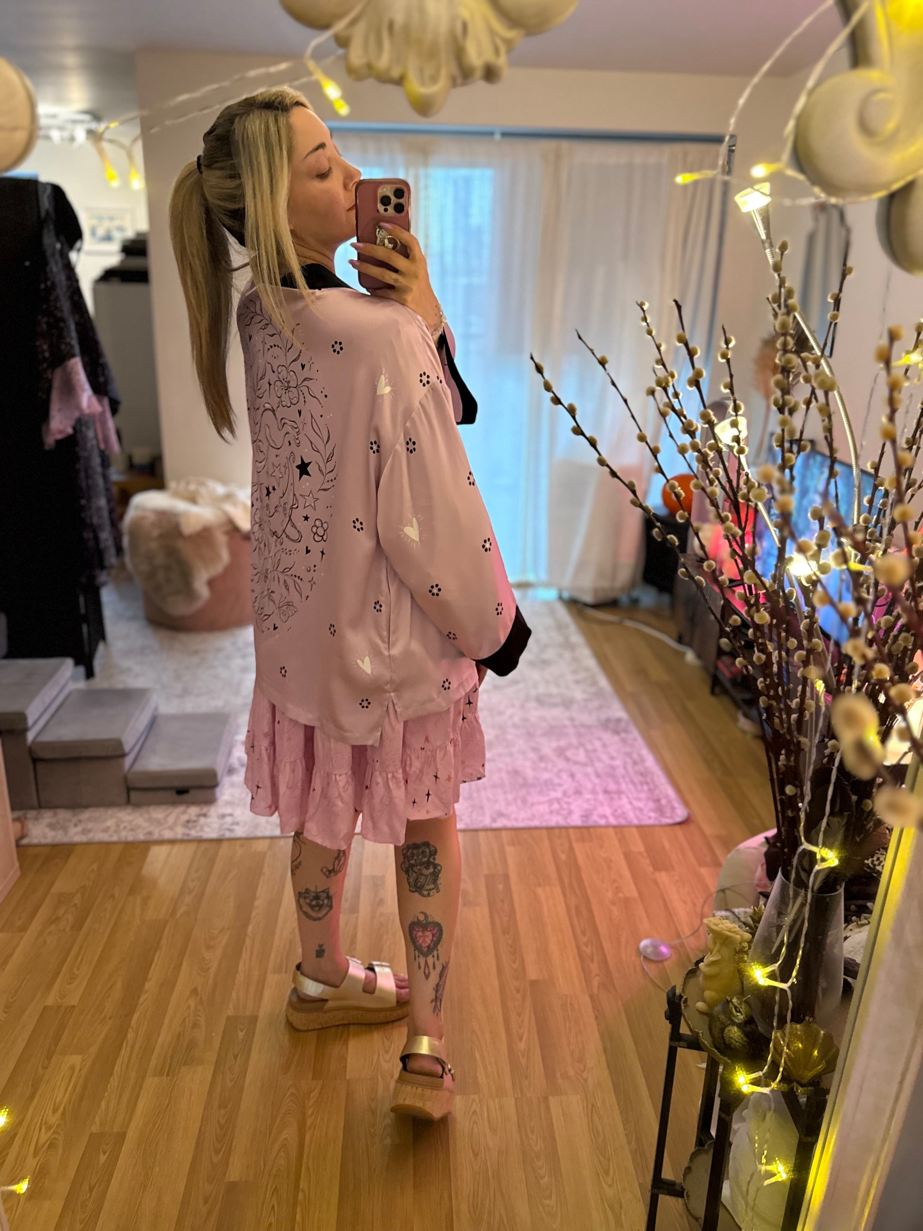 midnight hare kimono